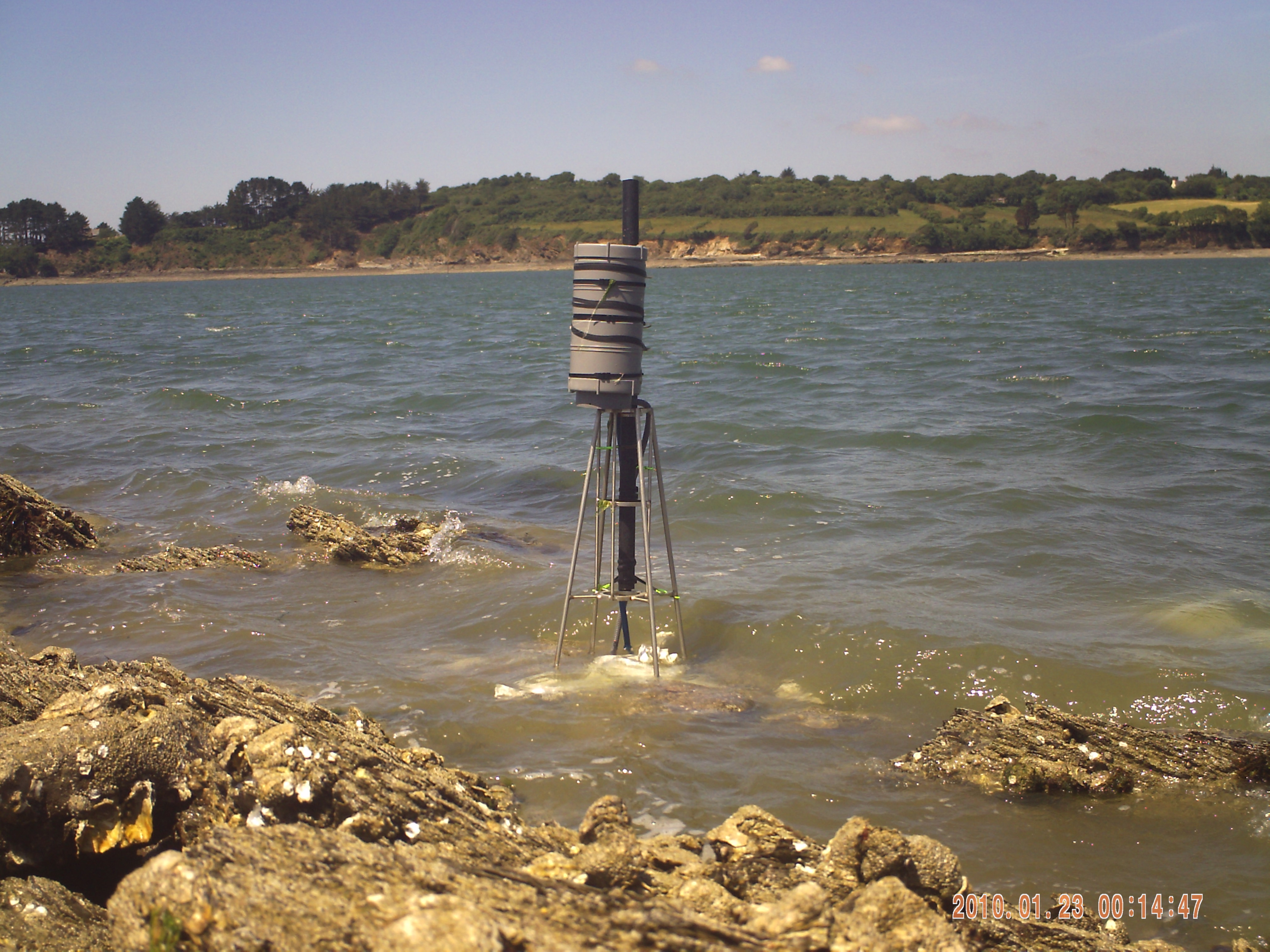 Boitier emetteur du valvomètre à la Pointe du Chateau
http://molluscan-eye.epoc.u-bordeaux1.fr/?rubrique=enregistrement&lang=fr&site=DAOULAS_TRIPLO