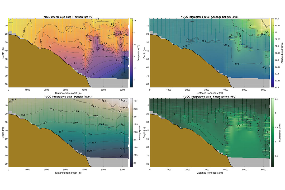Mesure des paramètres physico-chimiques de la colonne d’eau à haute résolution