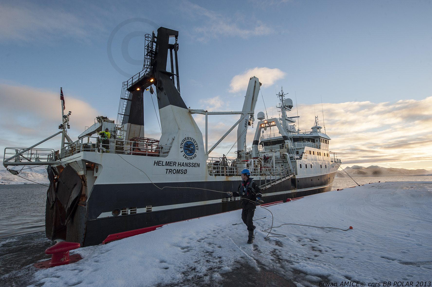 Mission à Kongsfjorden (Spitzberg) - Septembre 2013 - Ship "Helmer Hanssen"