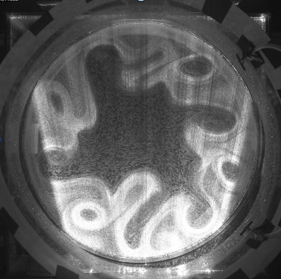 PIV particles in lab